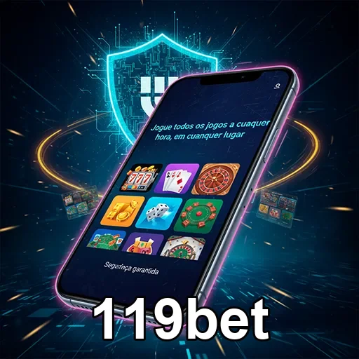 Imagem ilustrativa do app 119bet, plataforma de apostas online, com destaque para o site 119bet.